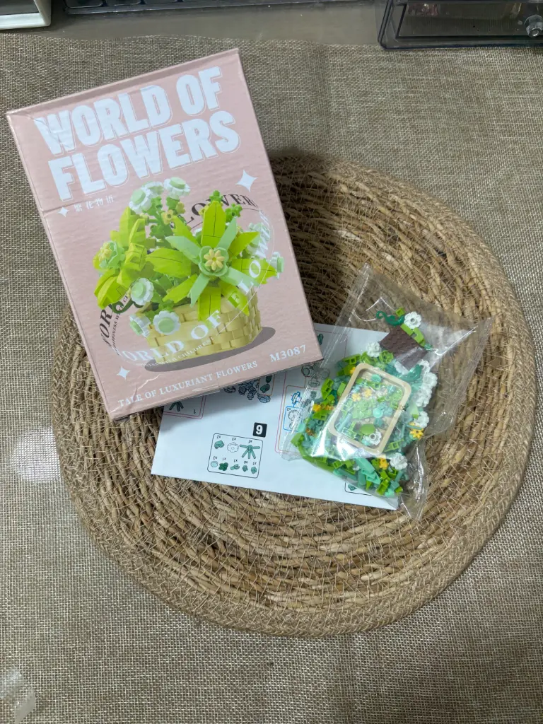 World of flowers green-LEGO DIY Kit