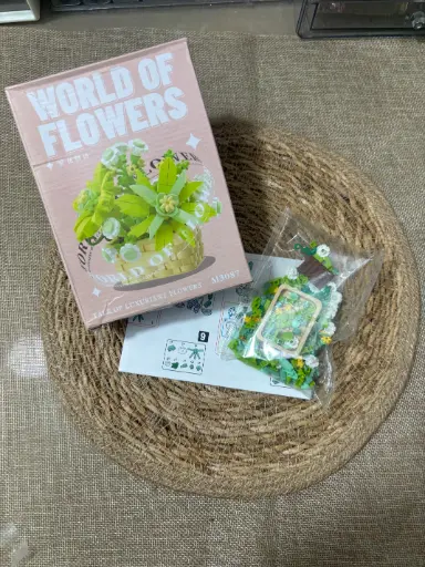 World of flowers green-LEGO DIY Kit